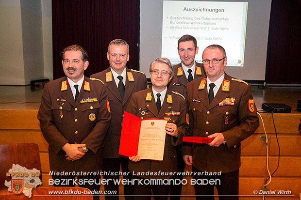 Bezirksfeuerwehrtag 2016 mit Wahlen in Schönau a.d.Triesting  Fotos: Daniel Wirth u. Stefan Schneider BFK Baden