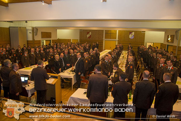 Bezirksfeuerwehrtag 2016 mit Wahlen in Schönau a.d.Triesting  Fotos: Daniel Wirth u. Stefan Schneider BFK Baden