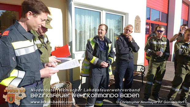 Einsatzmaschinistenlehrgang in Schönau u. Gainfarn Foto: © Christopher Neumayer Einsatzmaschinistenlehrgang in Schönau u. Gainfarn Foto: © Christopher Neumayer
