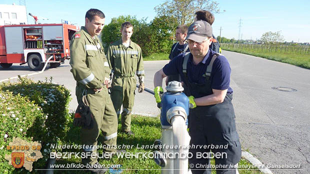 Einsatzmaschinistenlehrgang in Schönau u. Gainfarn Foto: © Christopher Neumayer Einsatzmaschinistenlehrgang in Schönau u. Gainfarn Foto: © Christopher Neumayer