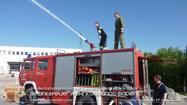 Einsatzmaschinistenlehrgang in Schönau u. Gainfarn Foto: © Christopher Neumayer Einsatzmaschinistenlehrgang in Schönau u. Gainfarn Foto: © Christopher Neumayer