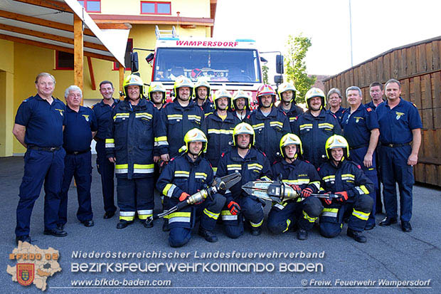 20160608 Ausbildungsprüfung Technische Hilfeleistung in Bronze FF Wampersdorf  Foto: FF Wampersdorf