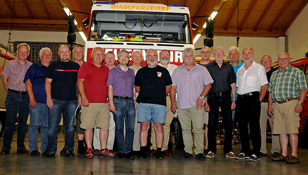 Arbeitssitzung des Sachgebietes Feuerwehr Geschichte im Feuerwehrhaus Wampersdorf  Foto: Karl Voit