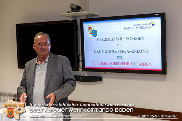 20160816 Gründungsversammlung Betriebsfeuerwehr Landesklinikum BADEN  Foto: © Stefan Schneider
