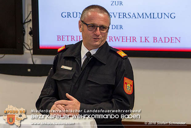 20160816 Gründungsversammlung Betriebsfeuerwehr Landesklinikum BADEN  Foto: © Stefan Schneider