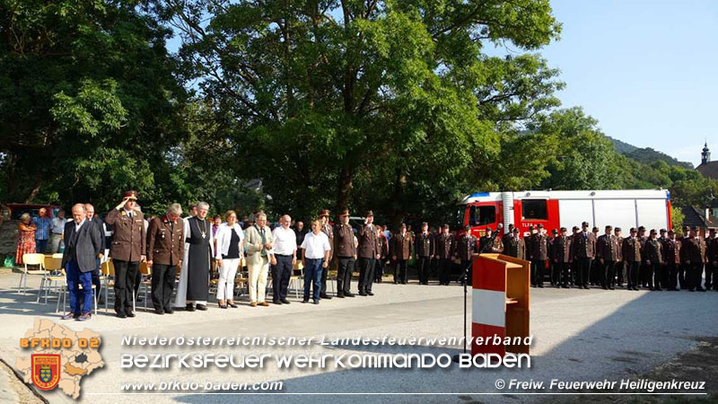 Spatenstich Feuerwehrhaus neu FF Heiligenkreuz  Foto: © FF Heiligenkreuz