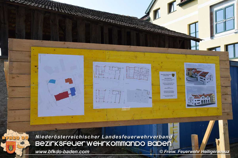 Spatenstich Feuerwehrhaus neu FF Heiligenkreuz  Foto: © FF Heiligenkreuz