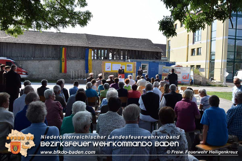 Spatenstich Feuerwehrhaus neu FF Heiligenkreuz  Foto: © FF Heiligenkreuz