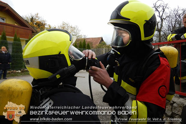 Erfolgreich abgelegte Ausbildungsprüfung Atemschutz in St.Veit a.d.Triesting Fotos: Rudolf Hafellner u. Florian Ringhofer Erfolgreich abgelegte Ausbildungsprüfung Atemschutz in St.Veit a.d.Triesting Fotos: Rudolf Hafellner u. Florian Ringhofer