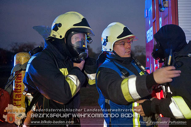 20161018 Unterabschnittsübung auf der Trabrennbahn Baden  Foto: FF Pfaffstätten