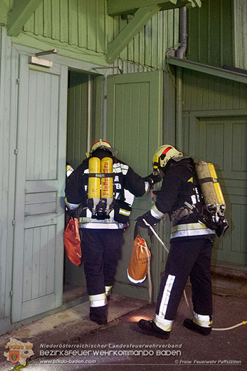 20161018 Unterabschnittsübung auf der Trabrennbahn Baden  Foto: FF Pfaffstätten