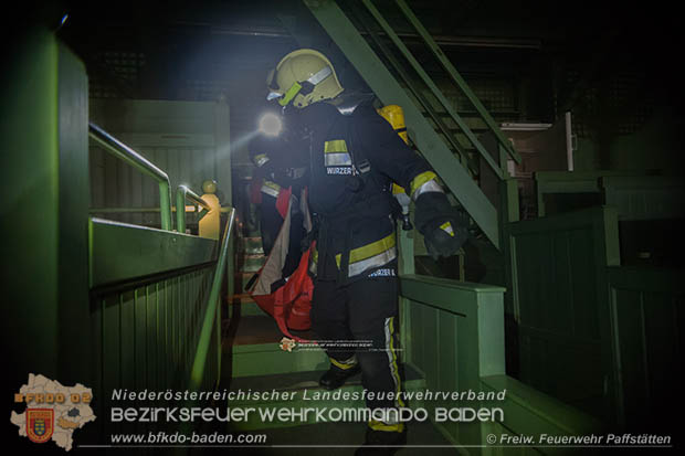 20161018 Unterabschnittsübung auf der Trabrennbahn Baden  Foto: FF Pfaffstätten