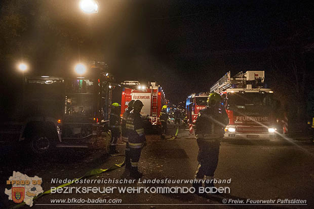 20161018 Unterabschnittsübung auf der Trabrennbahn Baden  Foto: FF Pfaffstätten