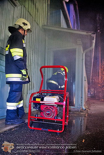 20161018 Unterabschnittsübung auf der Trabrennbahn Baden  Foto: FF Pfaffstätten