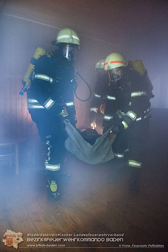 20161018 Unterabschnittsübung auf der Trabrennbahn Baden  Foto: FF Pfaffstätten