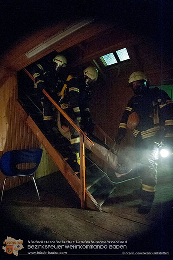20161018 Unterabschnittsübung auf der Trabrennbahn Baden  Foto: FF Pfaffstätten