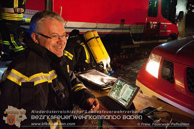 20161018 Unterabschnittsübung auf der Trabrennbahn Baden  Foto: FF Pfaffstätten