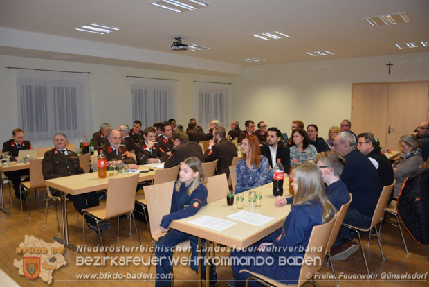 Mitgliederversammlung der FF Guenselsdorf Foto: Christopher Neumayer Mitgliederversammlung der FF Guenselsdorf Foto: Christopher Neumayer