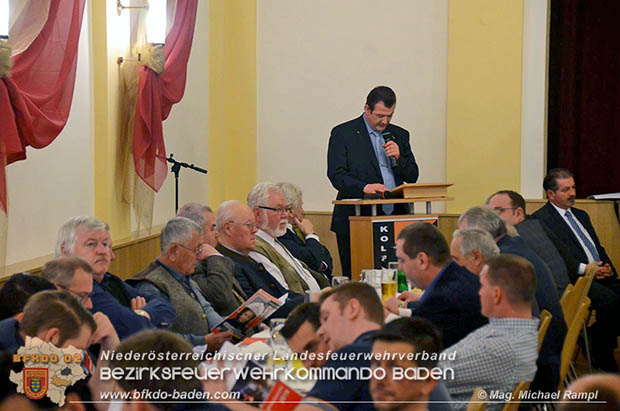 20170217 Jahreshauptversammlung der Badener Feuerwehren im Kolpinghaus  Foto:© Mag. Michael Rampl