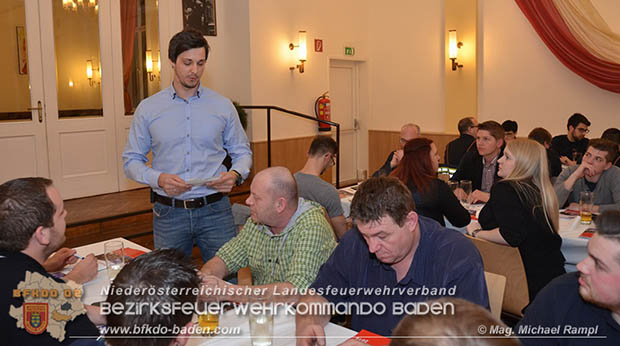 20170217 Jahreshauptversammlung der Badener Feuerwehren im Kolpinghaus Foto:© Mag. Michael Rampl