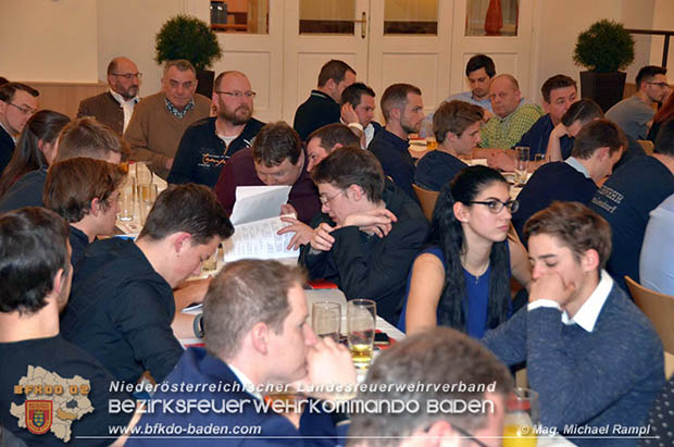 20170217 Jahreshauptversammlung der Badener Feuerwehren im Kolpinghaus Foto:© Mag. Michael Rampl