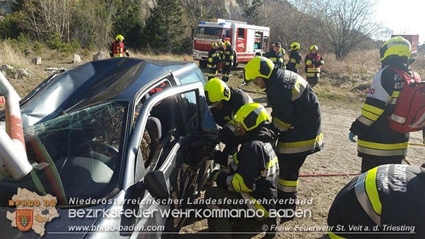 20170326 Technische Einsatzuebung der FF St.Veit a.d. Triesting  Foto: Hannes Appel 