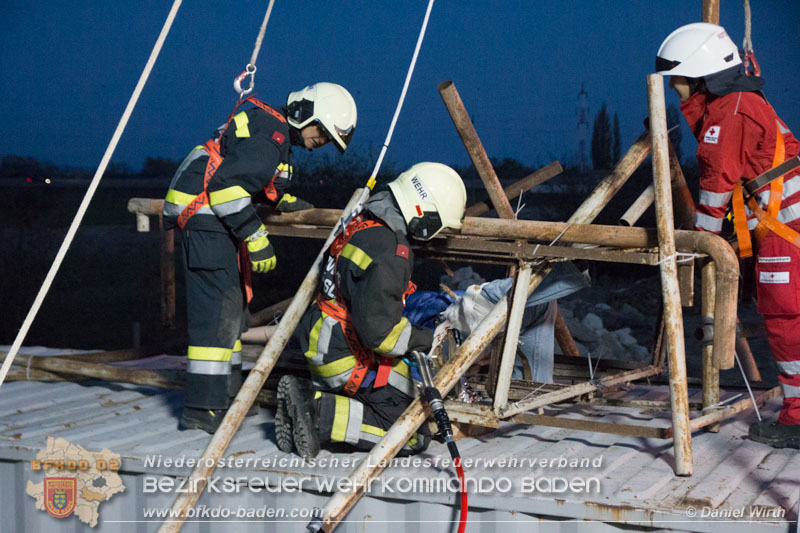 20170331_Bauunfall_BadVoeslau Foto: Daniel Wirth 20170331_Bauunfall_BadVoeslau Foto: Daniel Wirth