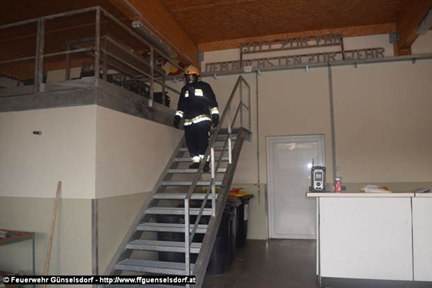 20170429 Gemeinsamer Atemschutz "Finnentest" der FF Guenselsdorf & FF Schoenau  Foto: SB oeA Christopher Neumayer FF Guenselsdorf