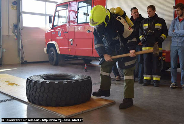 20170429 Gemeinsamer Atemschutz "Finnentest" der FF Guenselsdorf & FF Schoenau  Foto: SB oeA Christopher Neumayer FF Guenselsdorf