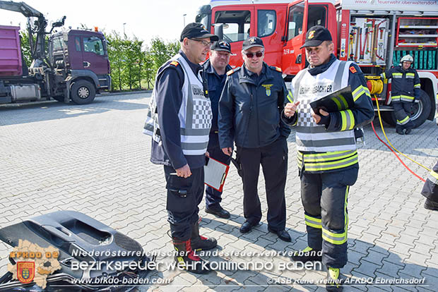 Schadstoffübung "Medium 2017" bei der Firma Hofer KG - Zentrallager Trumau  Foto: ASB Rene Weiner AFKDO Ebreichsdorf