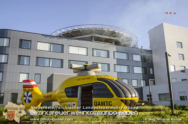 20170510 Erste Feuerwehr-Abschnittsübung im neuen Landesklinikum Baden  Foto: © V Mag. Michael Rampl