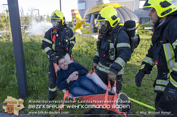 20170510 Erste Feuerwehr-Abschnittsübung im neuen Landesklinikum Baden  Foto: © V Mag. Michael Rampl