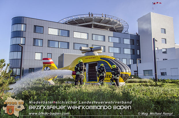 20170510 Erste Feuerwehr-Abschnittsübung im neuen Landesklinikum Baden  Foto: © V Mag. Michael Rampl