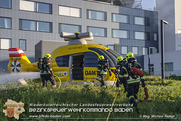 20170510 Erste Feuerwehr-Abschnittsübung im neuen Landesklinikum Baden  Foto: © V Mag. Michael Rampl