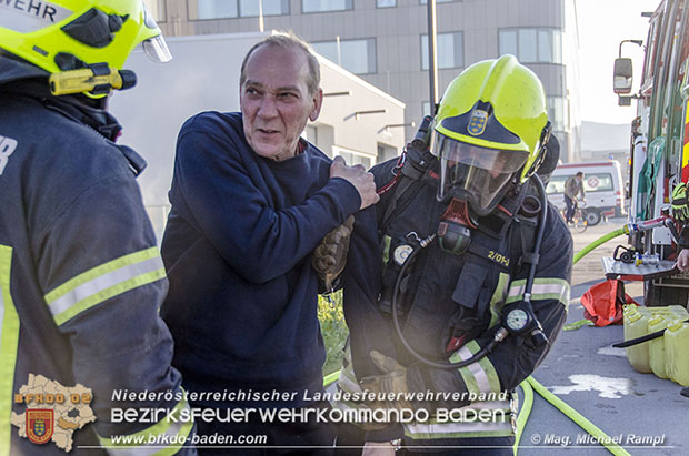20170510 Erste Feuerwehr-Abschnittsübung im neuen Landesklinikum Baden  Foto: © V Mag. Michael Rampl