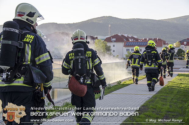 20170510 Erste Feuerwehr-Abschnittsübung im neuen Landesklinikum Baden  Foto: © V Mag. Michael Rampl