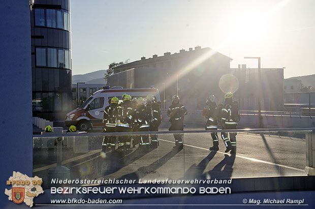 20170510 Erste Feuerwehr-Abschnittsübung im neuen Landesklinikum Baden  Foto: © V Mag. Michael Rampl