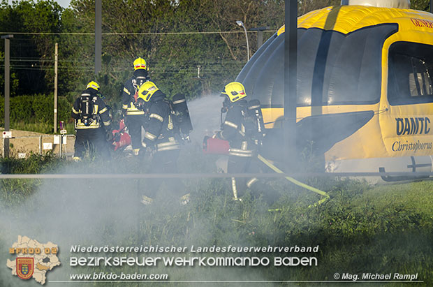 20170510 Erste Feuerwehr-Abschnittsübung im neuen Landesklinikum Baden  Foto: © V Mag. Michael Rampl