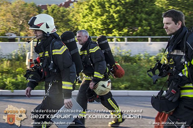 20170510 Erste Feuerwehr-Abschnittsübung im neuen Landesklinikum Baden  Foto: © V Mag. Michael Rampl