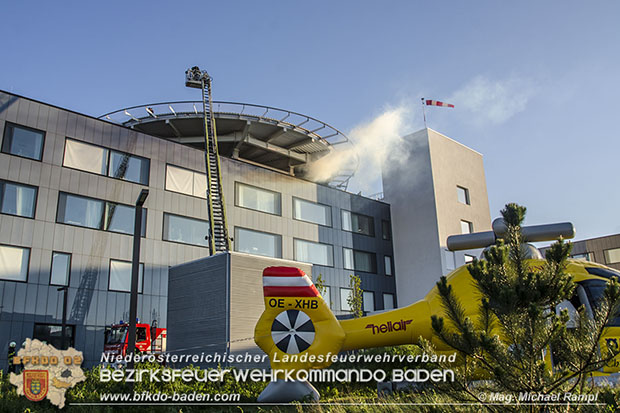 20170510 Erste Feuerwehr-Abschnittsübung im neuen Landesklinikum Baden  Foto: © V Mag. Michael Rampl