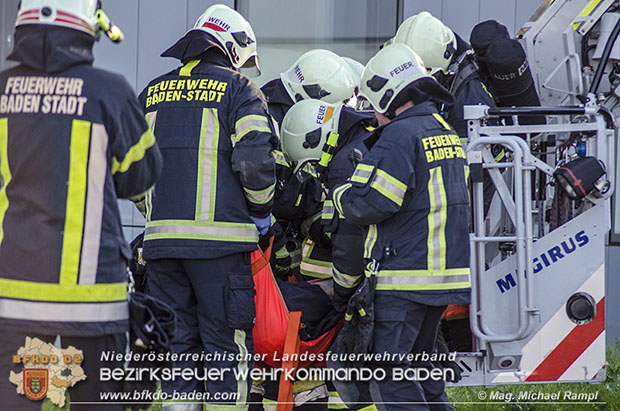 20170510 Erste Feuerwehr-Abschnittsübung im neuen Landesklinikum Baden  Foto: © V Mag. Michael Rampl