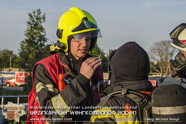 20170510 Erste Feuerwehr-Abschnittsübung im neuen Landesklinikum Baden  Foto: © V Mag. Michael Rampl