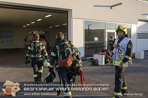 20170510 Erste Feuerwehr-Abschnittsübung im neuen Landesklinikum Baden  Foto: © V Mag. Michael Rampl