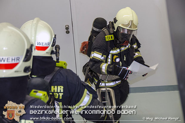 20170510 Erste Feuerwehr-Abschnittsübung im neuen Landesklinikum Baden  Foto: © V Mag. Michael Rampl