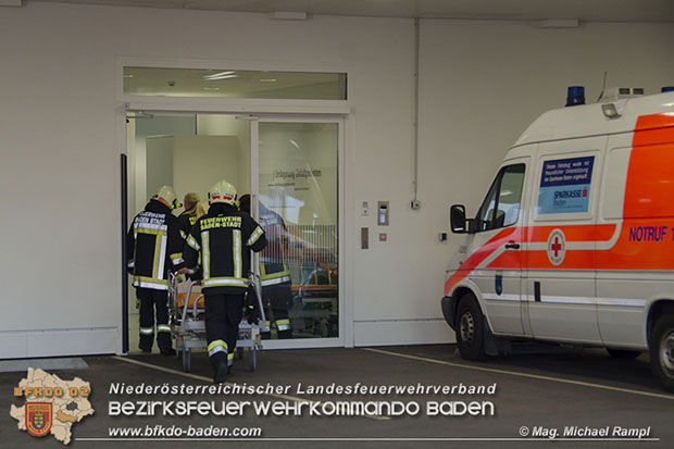 20170510 Erste Feuerwehr-Abschnittsübung im neuen Landesklinikum Baden  Foto: © V Mag. Michael Rampl