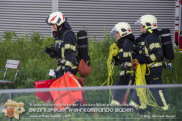 20170510 Erste Feuerwehr-Abschnittsübung im neuen Landesklinikum Baden  Foto: © V Mag. Michael Rampl