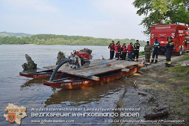 20170506 Zugsübung des 1. KHD-Zuges der 2 Bereitschaft Baden an der Donau bei Langenzersdorf  Foto: SB-ÖA Christopher Neumayer FF Günselsdorf