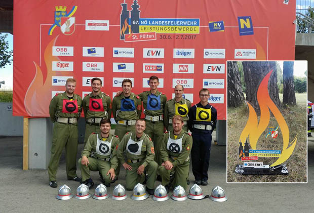 11.Platz für die Wettkampfgruppe Großau in Silber ohne Alterspunkte Foto: © FF Großau