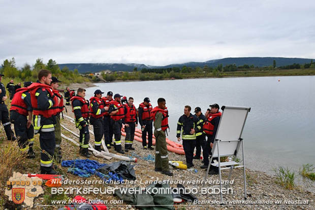 20170916 Gemeinsame Bezirks-Wasserdienstübung in Bad Fischau  Foto: © BFKDO Wr.Neustadt