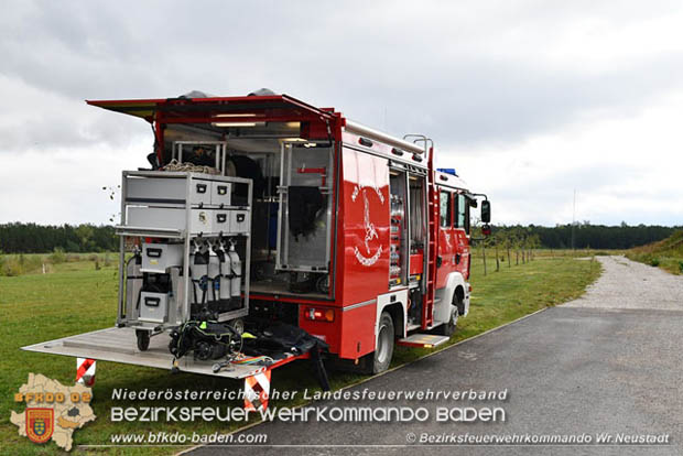 20170916 Gemeinsame Bezirks-Wasserdienstübung in Bad Fischau  Foto: © BFKDO Wr.Neustadt